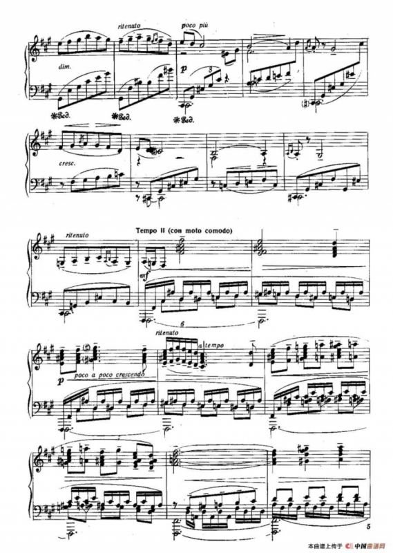 Six Préludes Exotiques Op·17（6首特色前奏曲·1）