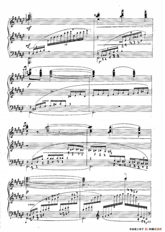 Six Préludes Exotiques Op·17（6首特色前奏曲·1）