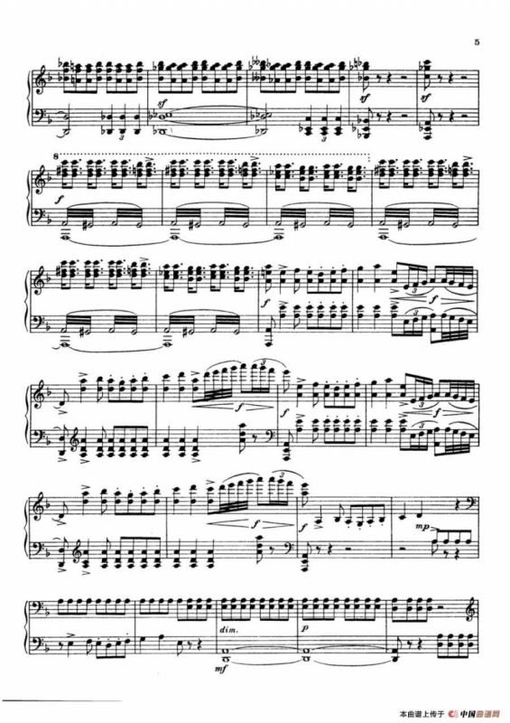 Eine Nacht auf dem Kahlen Berge（荒山之夜·钢琴独奏版）