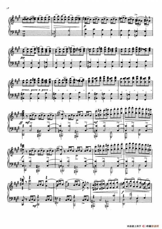 Eine Nacht auf dem Kahlen Berge（荒山之夜·钢琴独奏版）