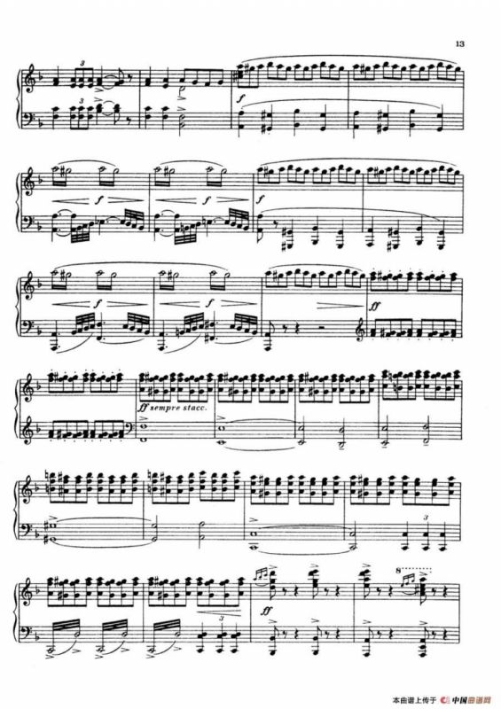 Eine Nacht auf dem Kahlen Berge（荒山之夜·钢琴独奏版）