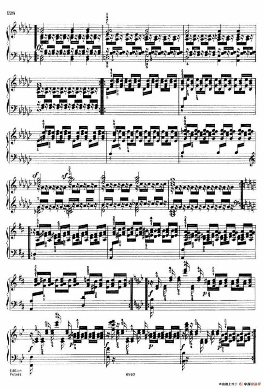 School of the Virtuoso Op.365（60首钢琴高级练习曲·56）