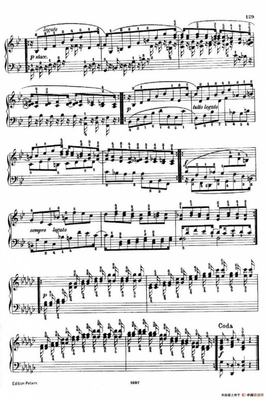 School of the Virtuoso Op.365（60首钢琴高级练习曲·56）