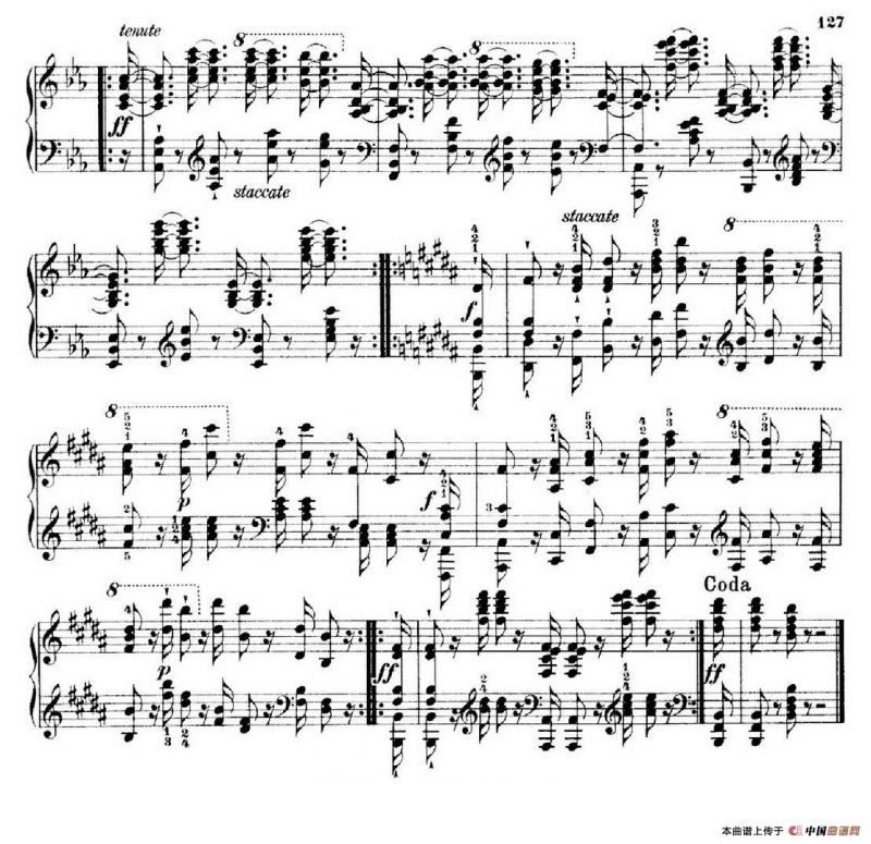 School of the Virtuoso Op.365（60首钢琴高级练习曲·55）