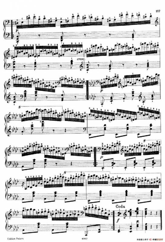 School of the Virtuoso Op.365（60首钢琴高级练习曲·50）