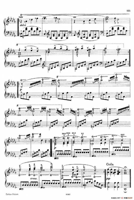 School of the Virtuoso Op.365（60首钢琴高级练习曲·49）