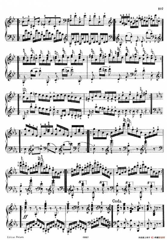 School of the Virtuoso Op.365（60首钢琴高级练习曲·46）
