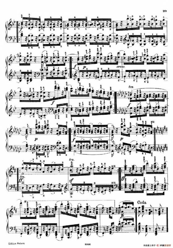 School of the Virtuoso Op.365（60首钢琴高级练习曲·42）