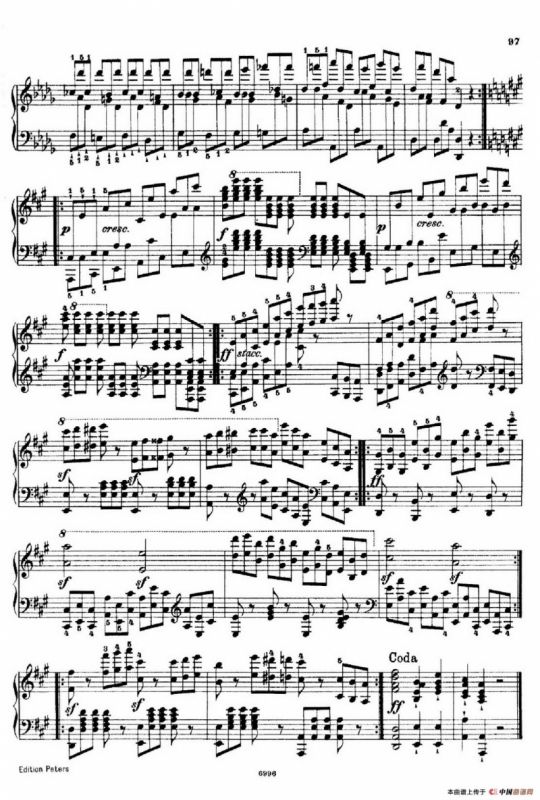 School of the Virtuoso Op.365（60首钢琴高级练习曲·41）