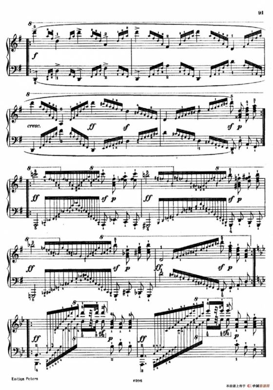 School of the Virtuoso Op.365（60首钢琴高级练习曲·39）