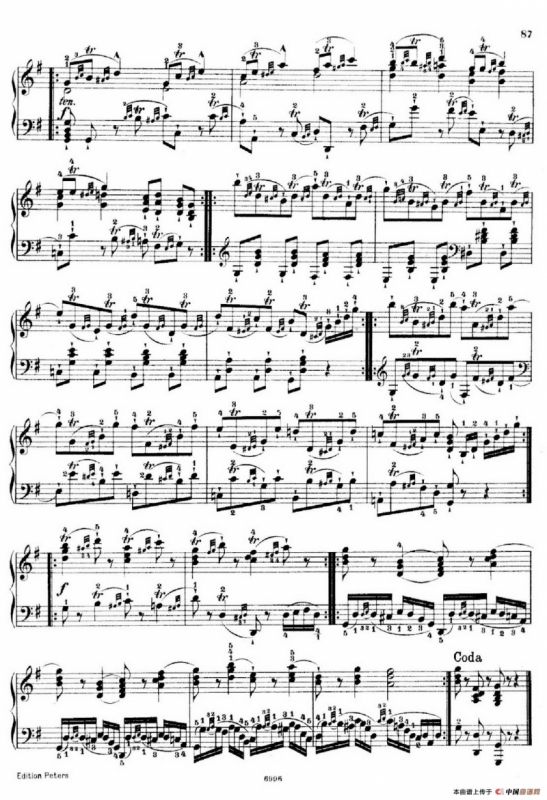 School of the Virtuoso Op.365（60首钢琴高级练习曲·36）