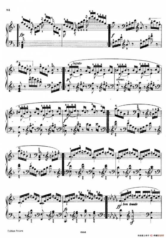 School of the Virtuoso Op.365（60首钢琴高级练习曲·35）