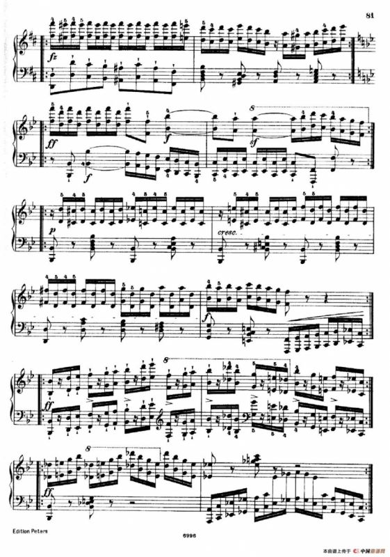 School of the Virtuoso Op.365（60首钢琴高级练习曲·34）