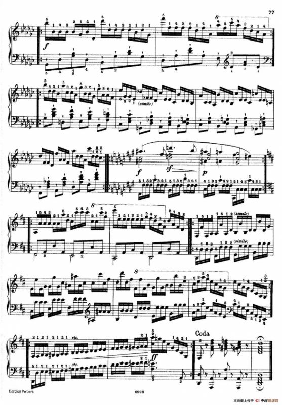 School of the Virtuoso Op.365（60首钢琴高级练习曲·32）