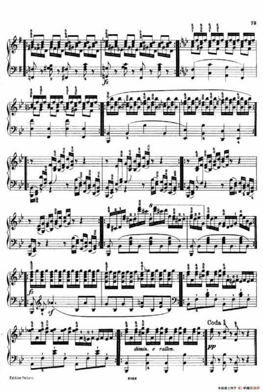 School of the Virtuoso Op.365（60首钢琴高级练习曲·30）