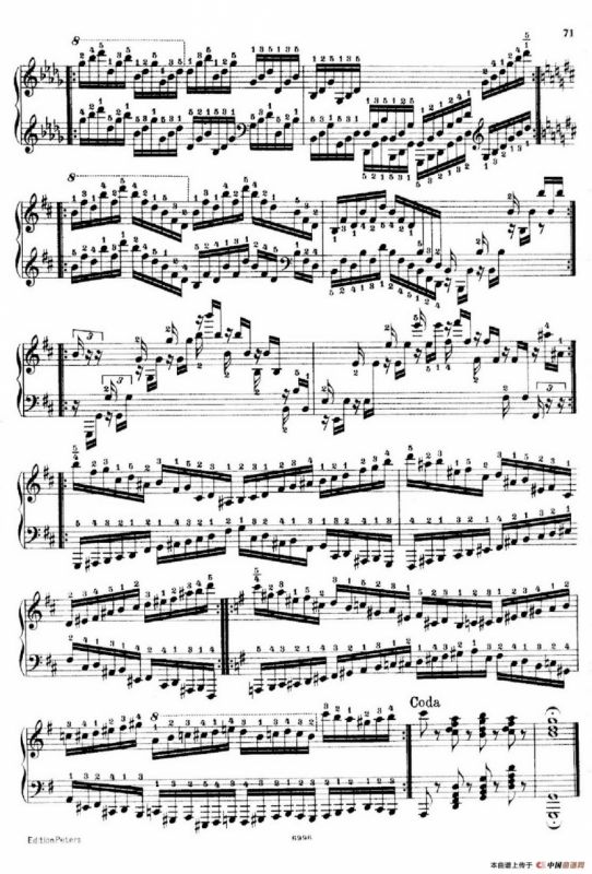 School of the Virtuoso Op.365（60首钢琴高级练习曲·29）