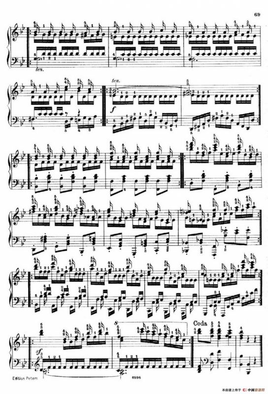 School of the Virtuoso Op.365（60首钢琴高级练习曲·28）
