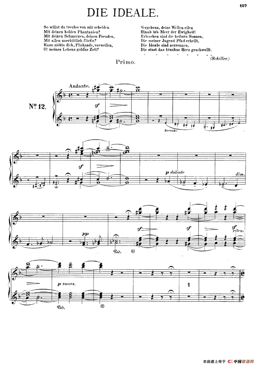 Die Ideale S·596c - 4 Hs（理想·四手联弹版）