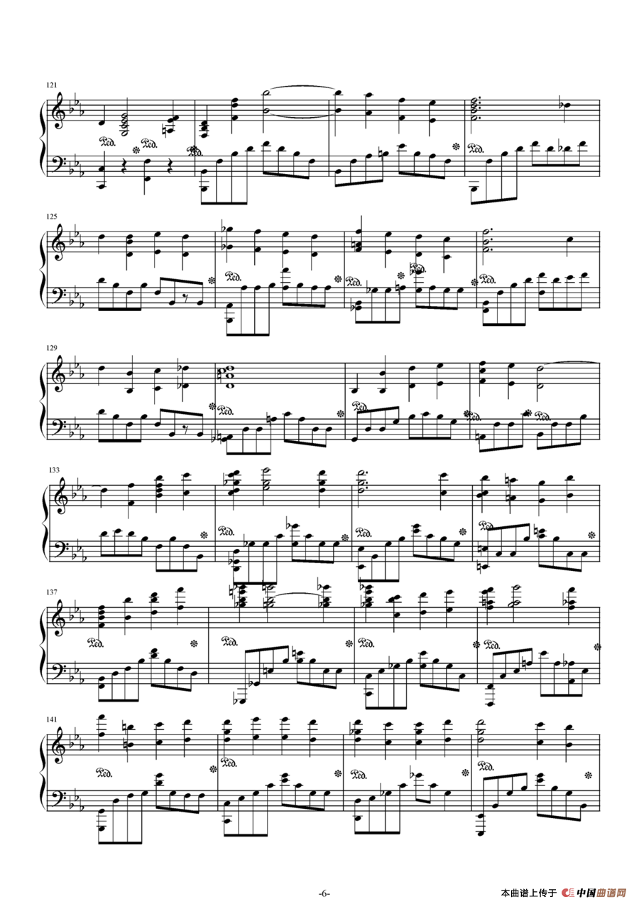 c小调第二钢琴协奏曲第三乐章独奏版