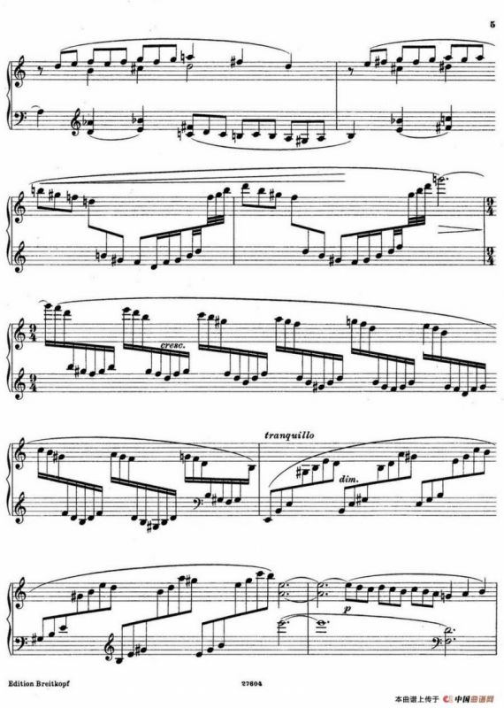 4 Lyric Pieces Op·74（4首抒情小品·1）