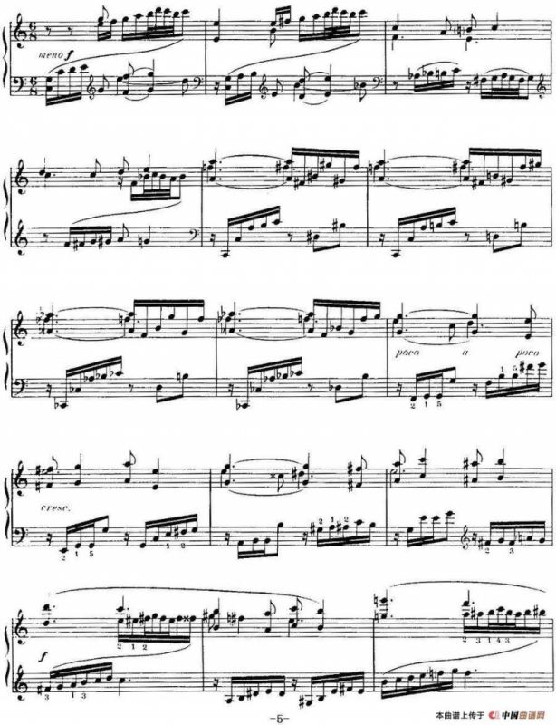 福雷13首船歌：Barcarolle No·13 in C, Op·116