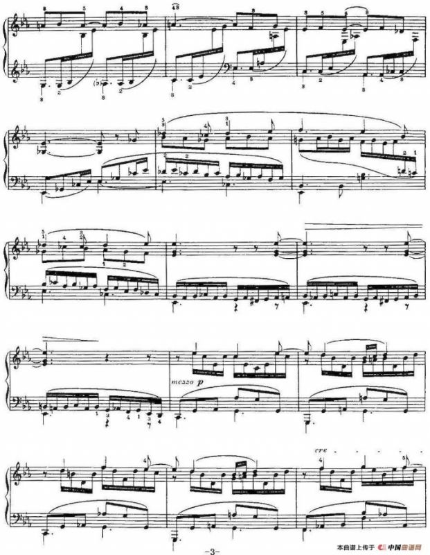 福雷13首船歌：Barcarolle No·12 in E-flat Op·106 bis