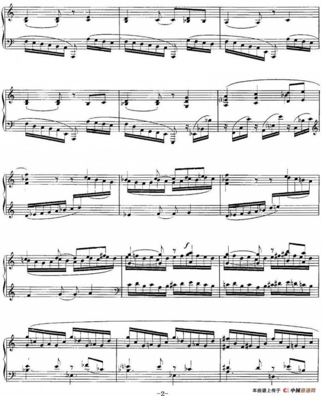 福雷13首船歌：Barcarolle No·10 in A min, Op·104, No· 2