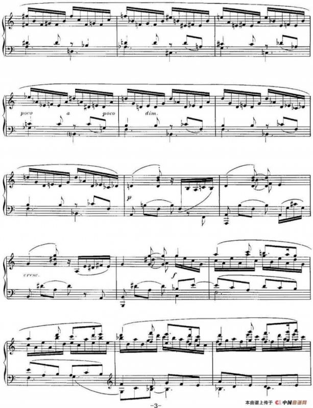 福雷13首船歌：Barcarolle No·10 in A min, Op·104, No· 2