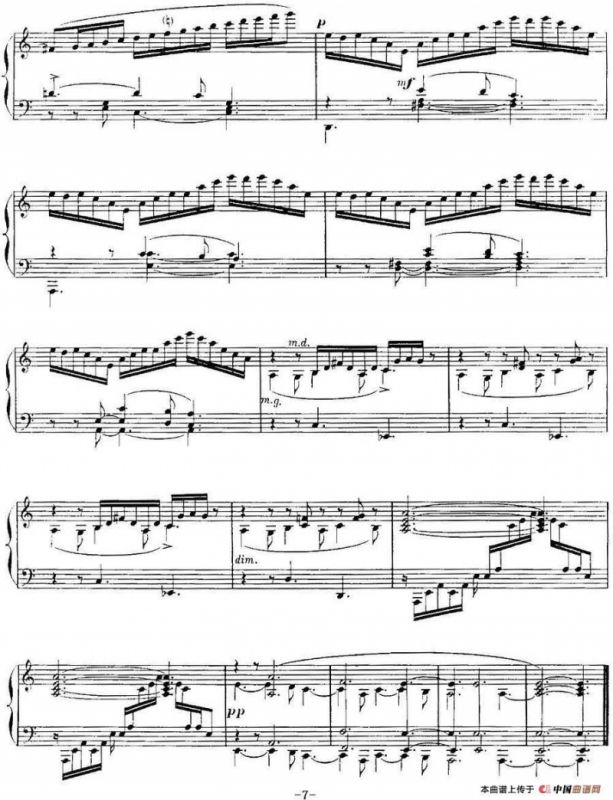 福雷13首船歌：Barcarolle No·9 in A min, Op·101