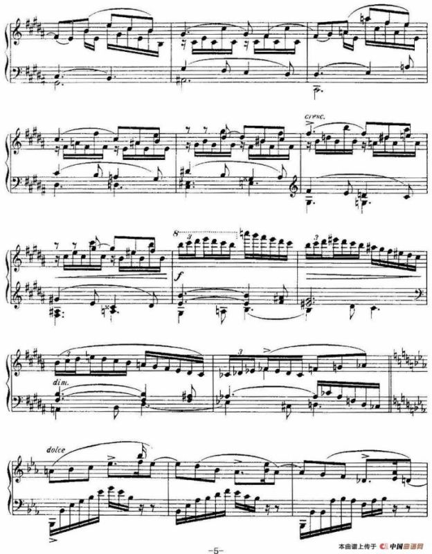 福雷13首船歌：Barcarolle No·6 in E-flat, Op·70