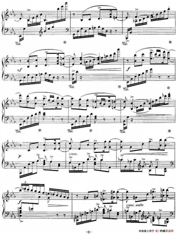 福雷13首船歌：Barcarolle No·6 in E-flat, Op·70