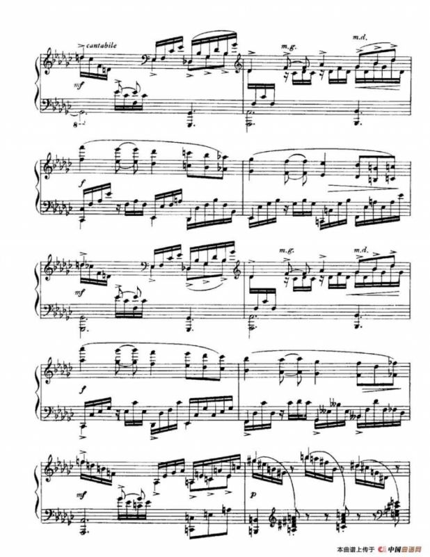 福雷13首船歌：Barcarolle No·5 in F-sharp min, Op·66