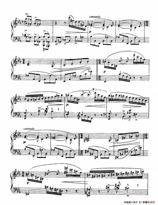 福雷13首船歌：Barcarolle No·5 in F-sharp min, Op·66