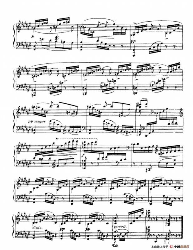 福雷13首船歌：Barcarolle No·5 in F-sharp min, Op·66