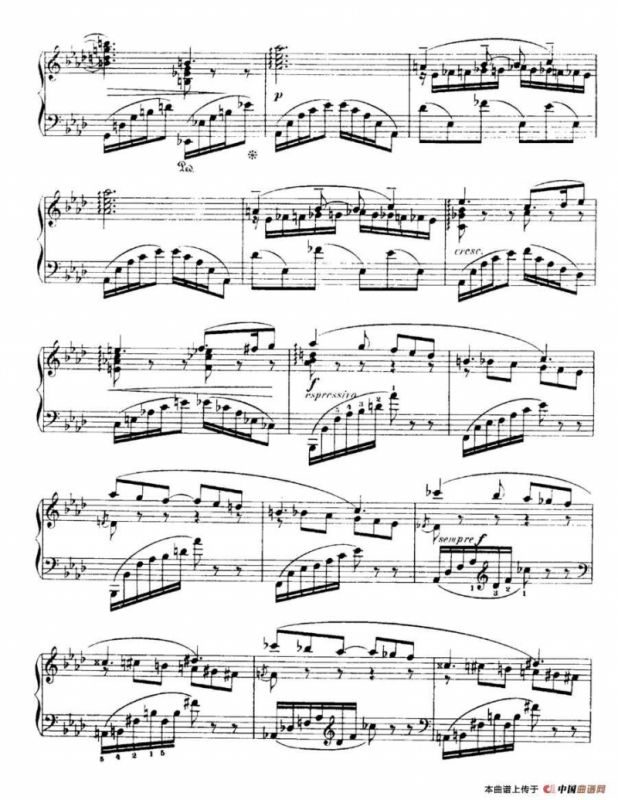 福雷13首船歌：Barcarolle No·4 in A-flat, Op·44