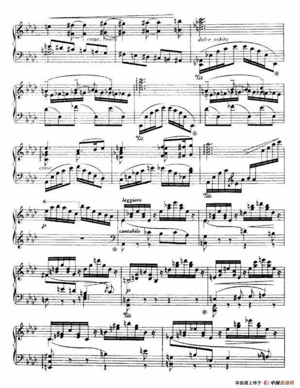 福雷13首船歌：Barcarolle No·4 in A-flat, Op·44