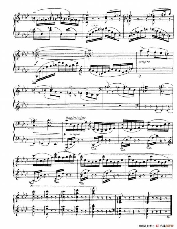 福雷13首船歌：Barcarolle No·4 in A-flat, Op·44