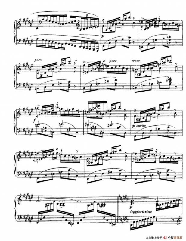 福雷13首船歌：Barcarolle No·3 in G-flat, Op·42