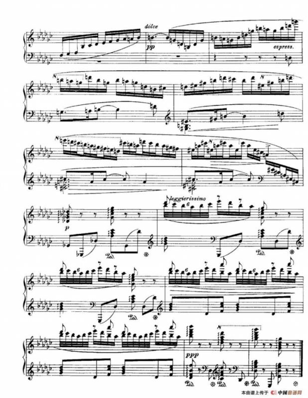 福雷13首船歌：Barcarolle No·3 in G-flat, Op·42