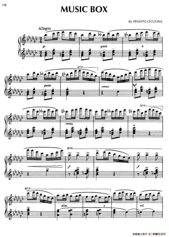 Tres Miniaturas 3首小音画（Music Box）