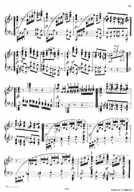 School of the Virtuoso Op.365（60首钢琴高级练习曲·25）