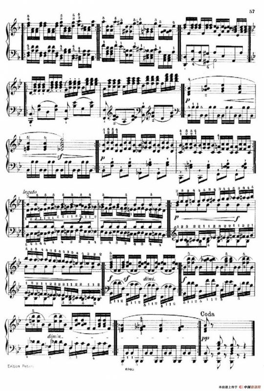 School of the Virtuoso Op.365（60首钢琴高级练习曲·23）