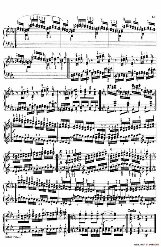 School of the Virtuoso Op.365（60首钢琴高级练习曲·21）