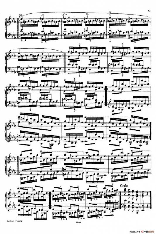School of the Virtuoso Op.365（60首钢琴高级练习曲·20）