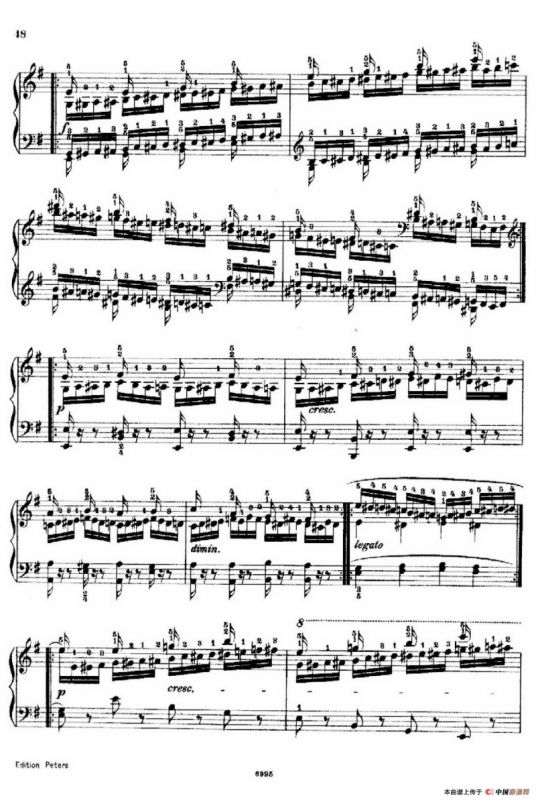 School of the Virtuoso Op.365（60首钢琴高级练习曲·19）