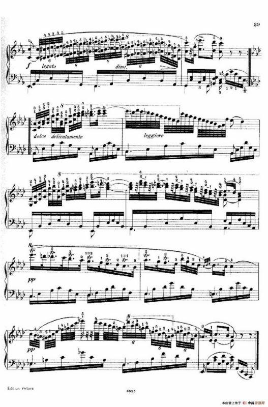 School of the Virtuoso Op.365（60首钢琴高级练习曲·15）