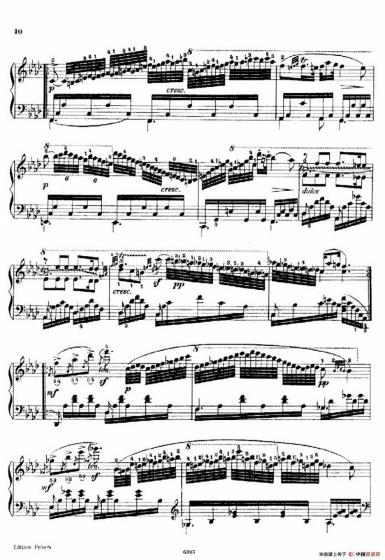 School of the Virtuoso Op.365（60首钢琴高级练习曲·15）