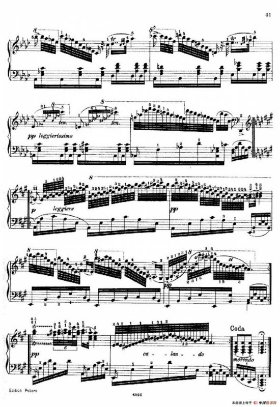 School of the Virtuoso Op.365（60首钢琴高级练习曲·15）