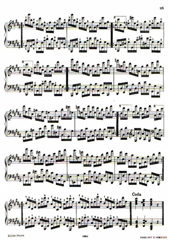 School of the Virtuoso Op.365（60首钢琴高级练习曲·9）