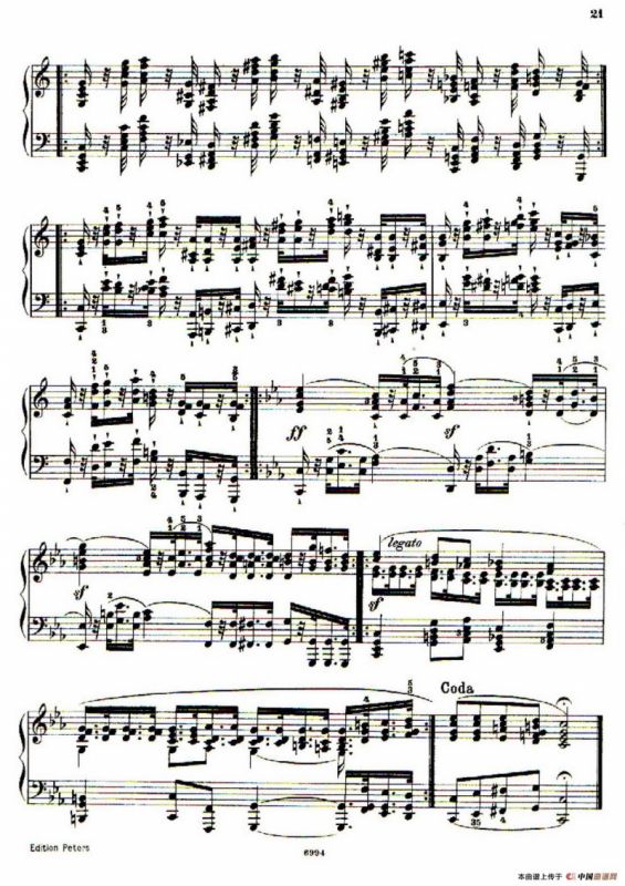 School of the Virtuoso Op.365（60首钢琴高级练习曲·7）